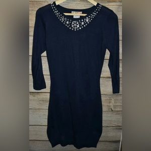NWT Navy Love Squared sweater dress.  Size 3X